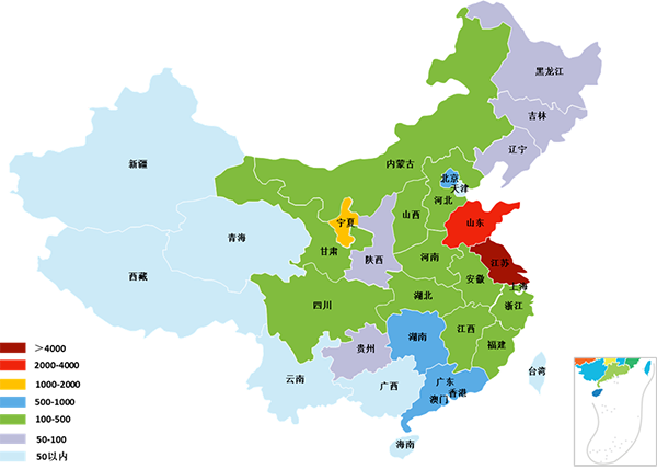 調研2000家企業 2021中國制造業智能制造發展數據地圖出爐